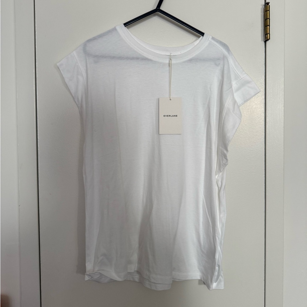 Everlane Women's White Muscle Tee - S